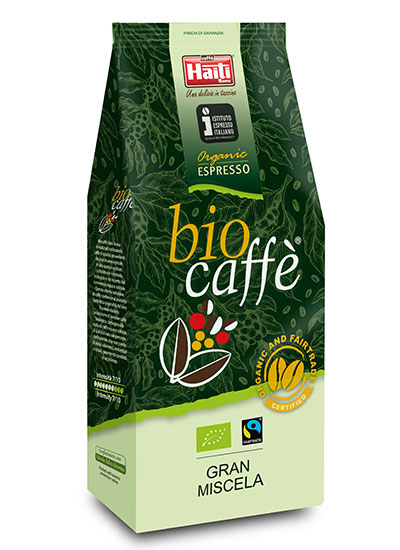 Organic Gran Miscela Espresso Coffee Beans 1kg